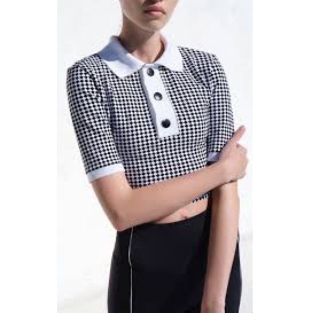 NWT IVL Collective Polo Cropped Top